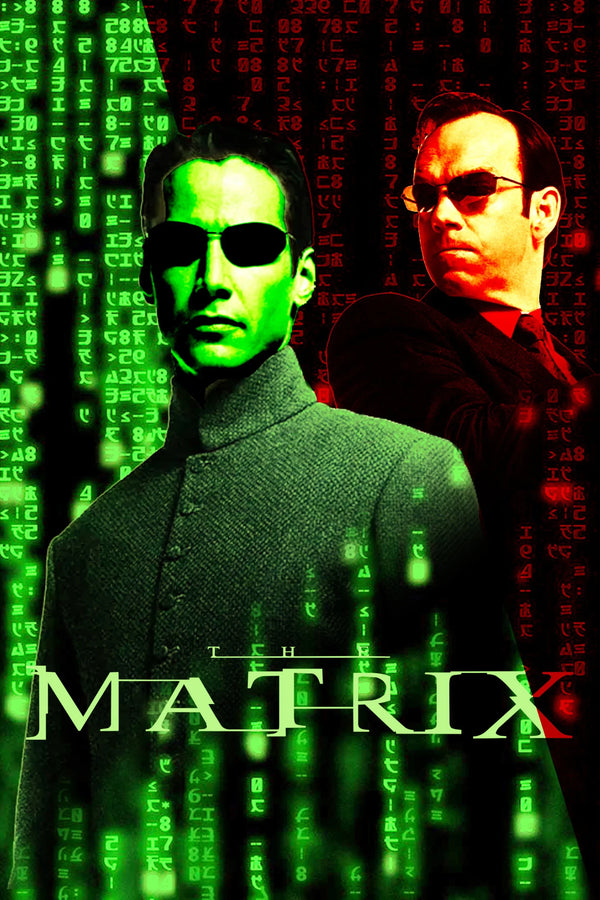 The Matrix (1999) Iconic Neon Wall Print - Premium Movie Poster