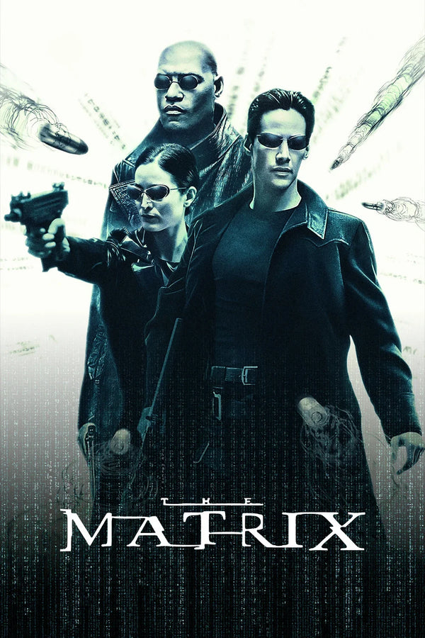 The Matrix (1999) Neon Code Wall Art Poster - Premium Movie Poster