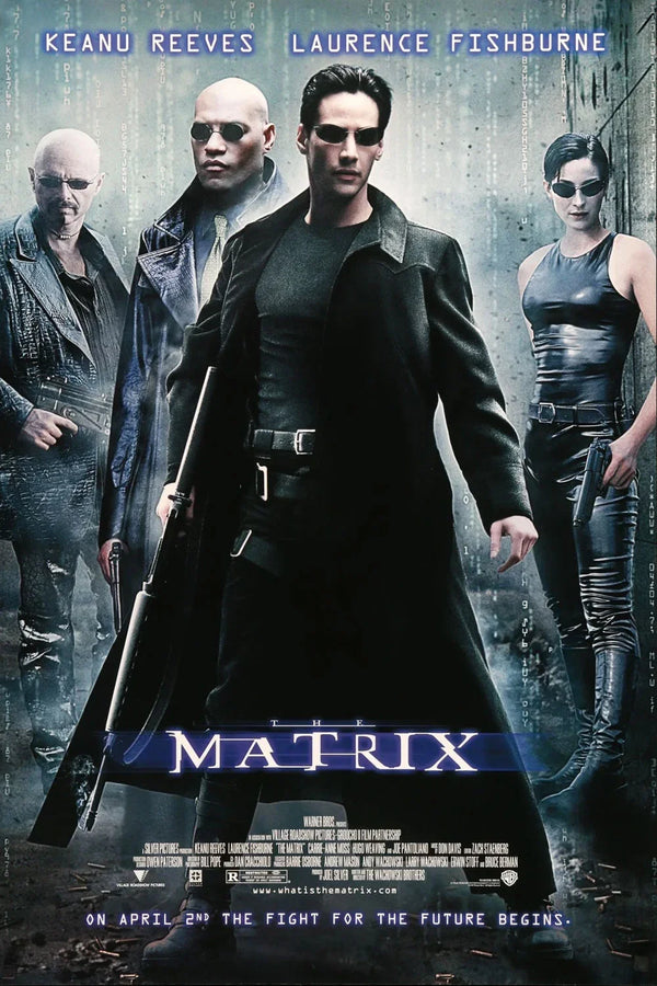 The Matrix (1999) Poster: Neo's Cyberpunk Iconic Wall Art - Premium Movie Poster