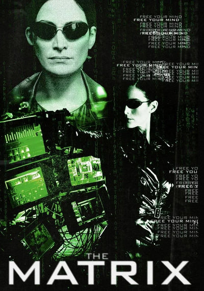 The Matrix 1999 Poster: Neo's Iconic Cyberpunk Visual Art - Premium Movie Poster