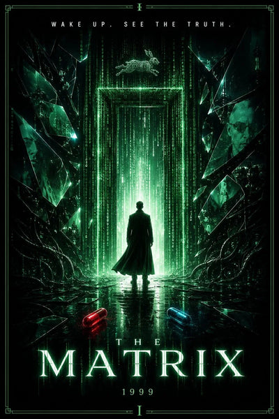 The Matrix(1999) - Premium Movie Poster - Premium Movie Poster