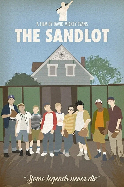 The Sandlot 1993 Poster: Iconic Baseball Wall Art - Premium Movie Poster