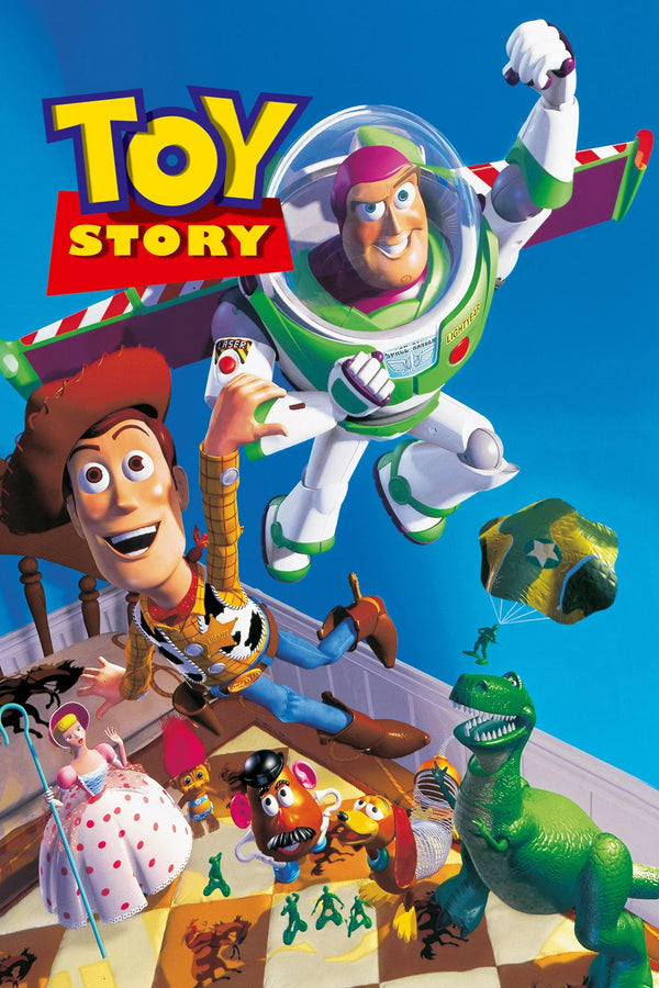 Toy Story(1995) - Artistic Film Poster - Premium Movie Poster