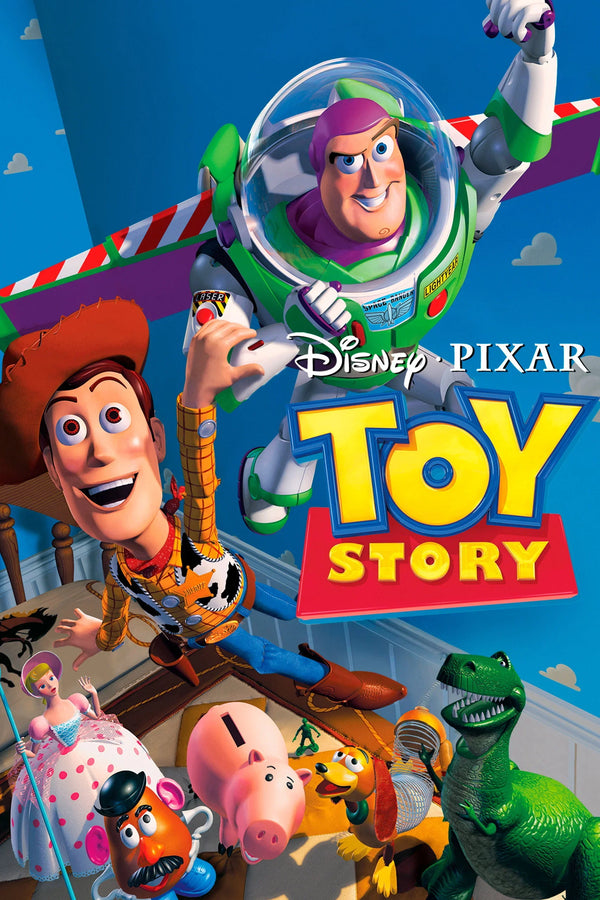 Toy Story 1995 Classic Movie Poster Wall Art - Premium Movie Poster