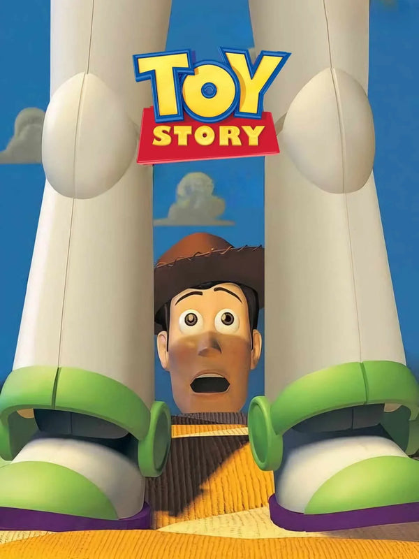 Toy Story 1995 Poster: Buzz & Woody Wall Art Print - Premium Movie Poster