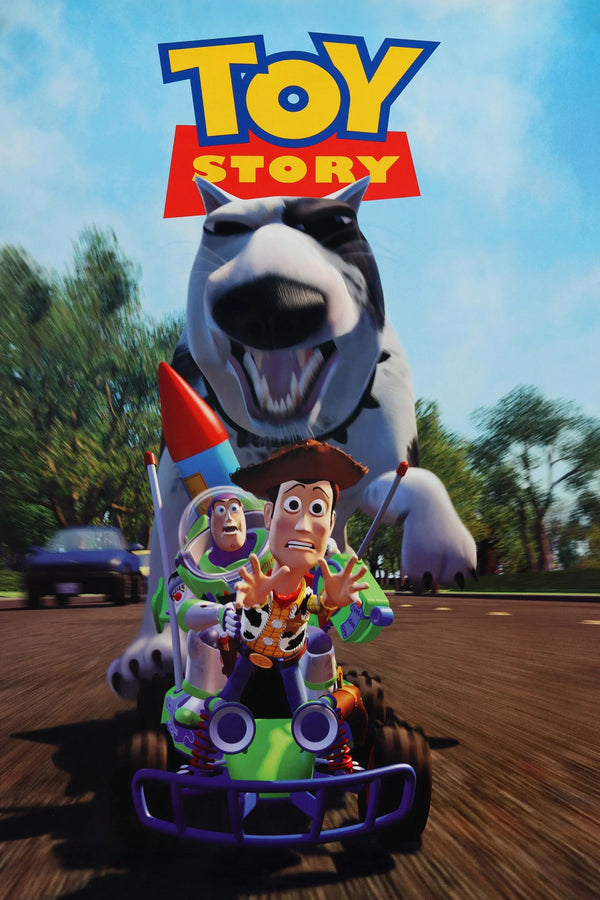 Toy Story 1995 Poster: Buzz & Woody Wall Art - Premium Movie Poster