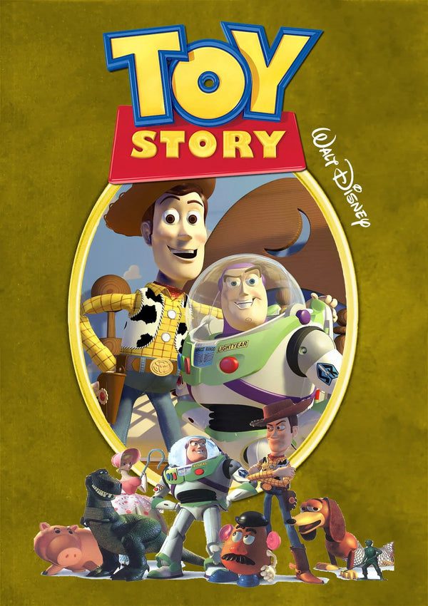 Toy Story 1995 Poster: Iconic Animation Art - Premium Movie Poster