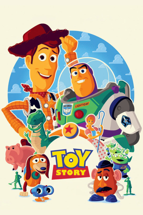 Toy Story 1995 Poster: Iconic Animation Wall Art - Premium Movie Poster