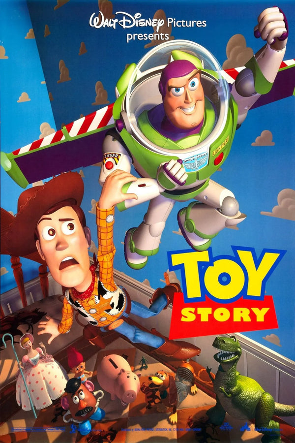 Toy Story 1995 Poster: Woody & Buzz Adventure Art - Premium Movie Poster