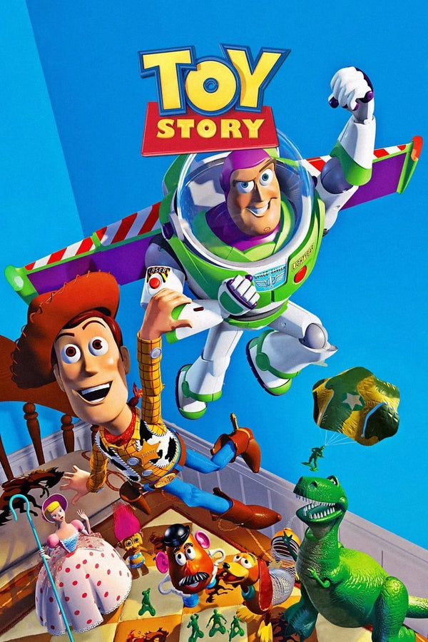 Toy Story 1995 Poster: Woody & Buzz Adventure Wall Decor - Premium Movie Poster