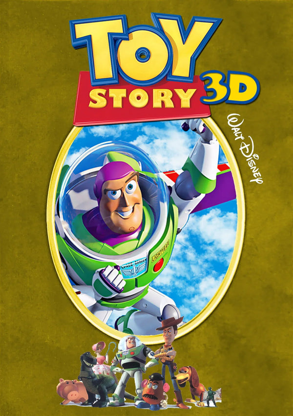Toy Story 1995 Poster: Woody & Buzz Adventure - Premium Movie Poster