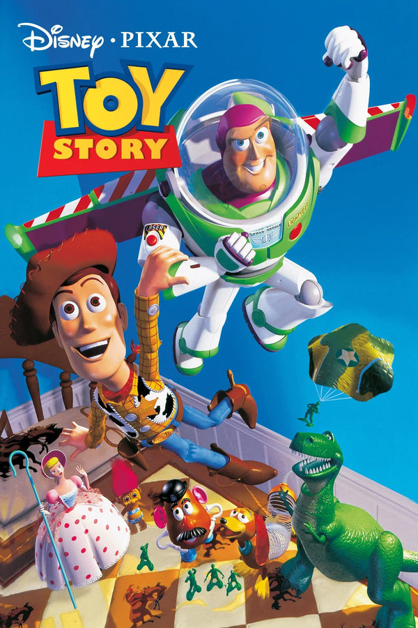 Toy Story(1995) - Theater Style Poster - Premium Movie Poster