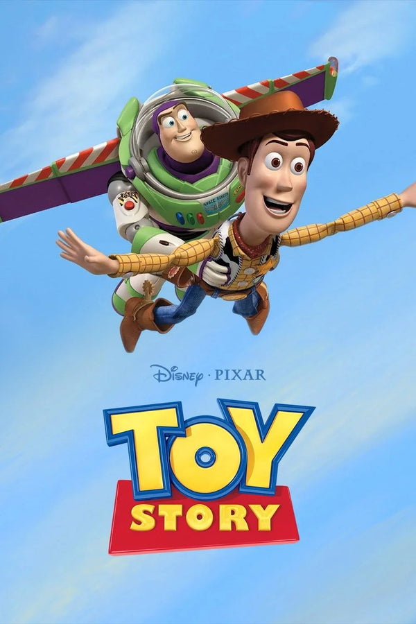 Toy Story 1995 Wall Art: Buzz & Woody - Premium Movie Poster