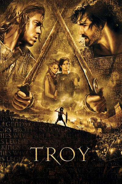 Troy (2004) Epic Battle Wall Art Print - Premium Movie Poster