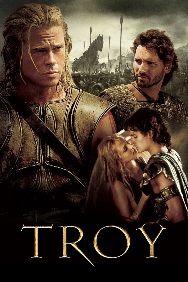 Troy (2004) Epic Battle Wall Poster for Your Room - Premium Movie Poster