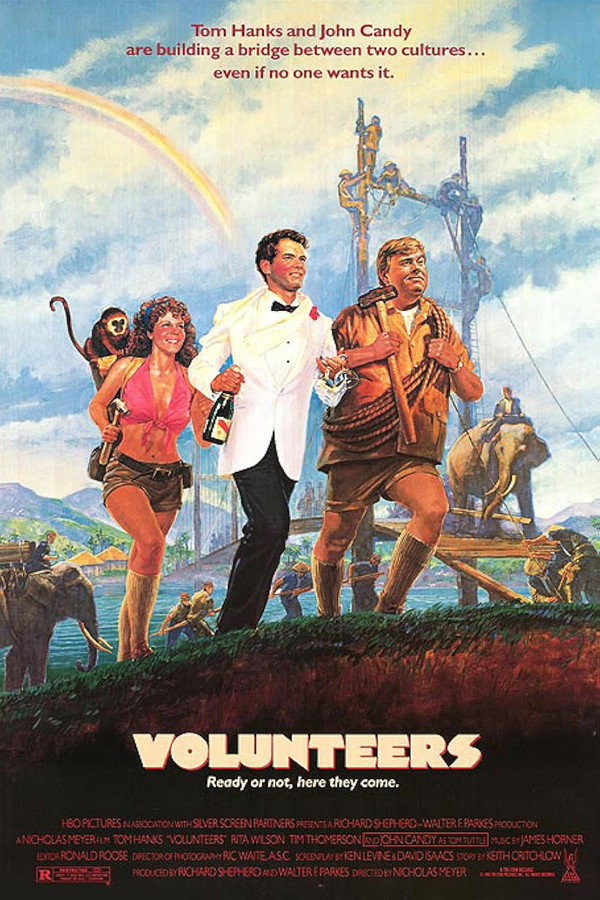 Volunteers (1985) - Premium Movie Poster
