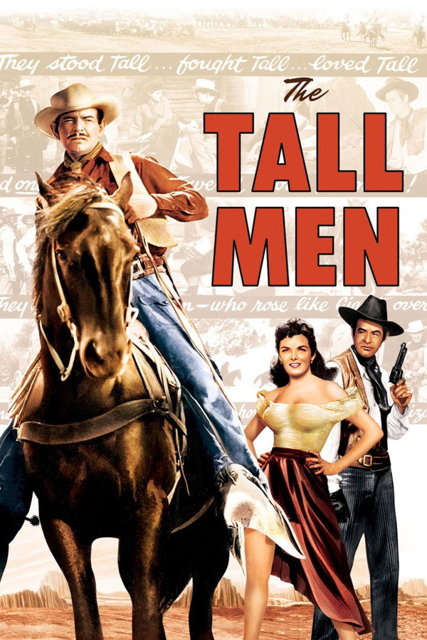 The Tall Men (1955) - Premium Movie Poster