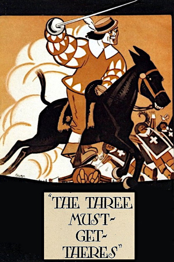 The Three Must-Get-Theres (1922) - Premium Movie Poster