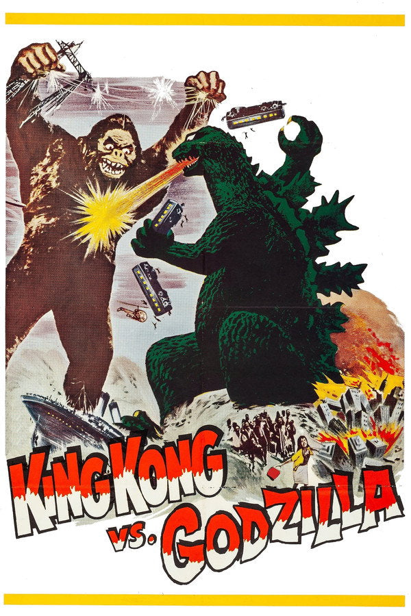 King Kong vs. Godzilla (1963) - Premium Movie Poster