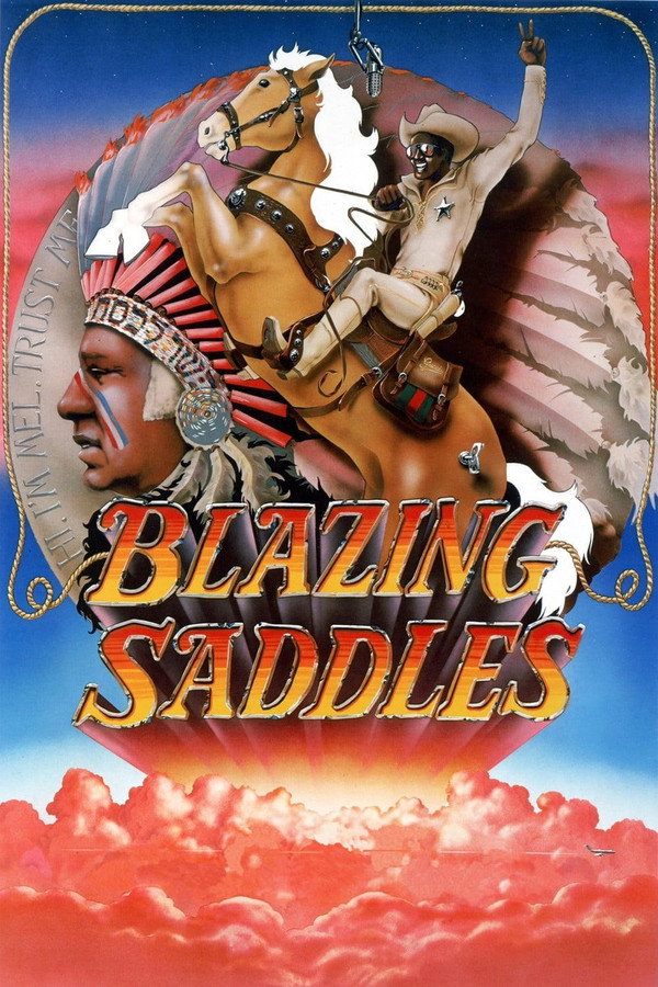Blazing Saddles (1974) - Premium Movie Poster