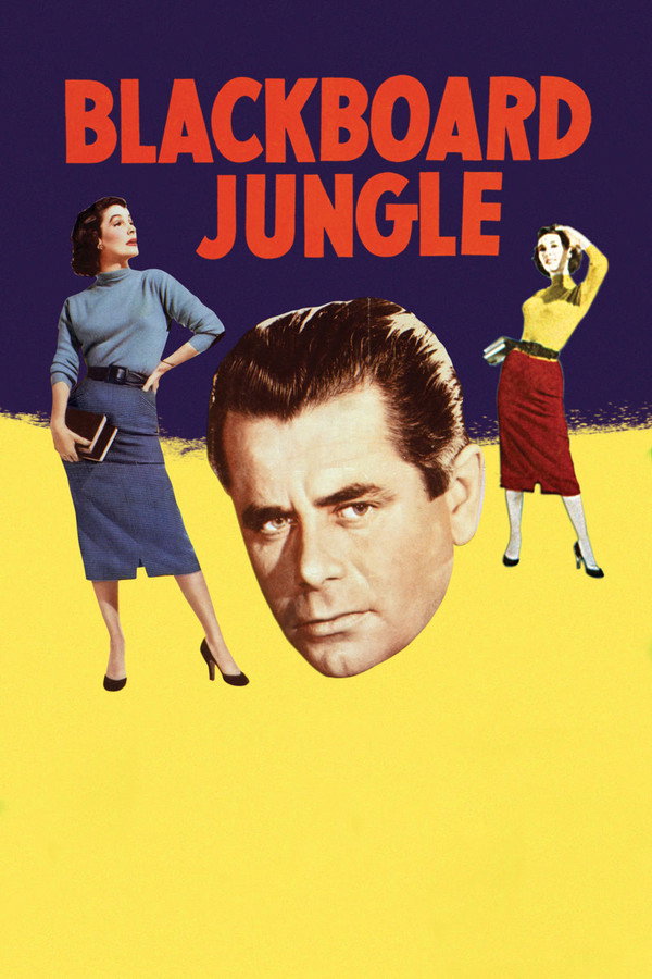 Blackboard Jungle (1955) - Premium Movie Poster