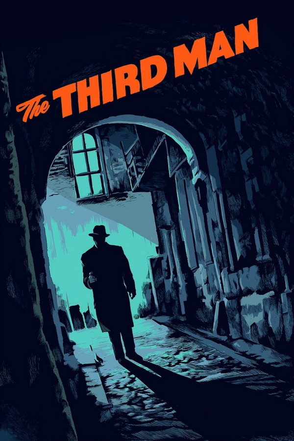 The Third Man (1950) - Premium Movie Poster