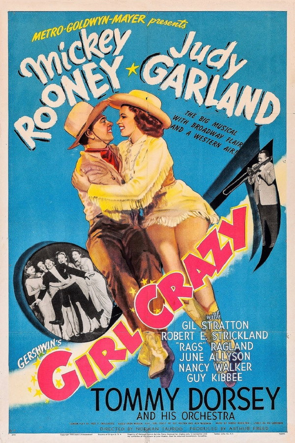 Girl Crazy (1944) - Premium Movie Poster