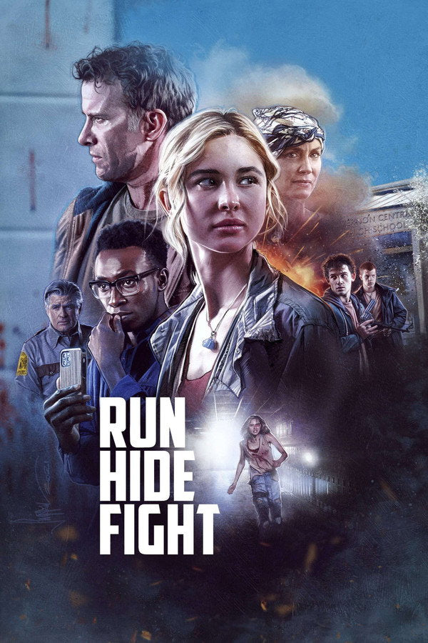 Run Hide Fight (2021) - Premium Movie Poster