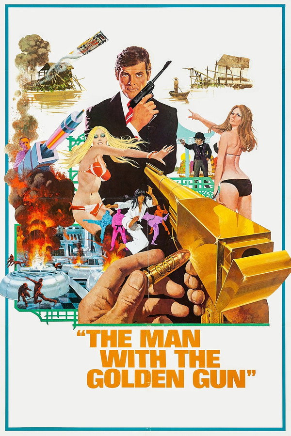 The Man with the Golden Gun (1974) - Premium Movie Poster