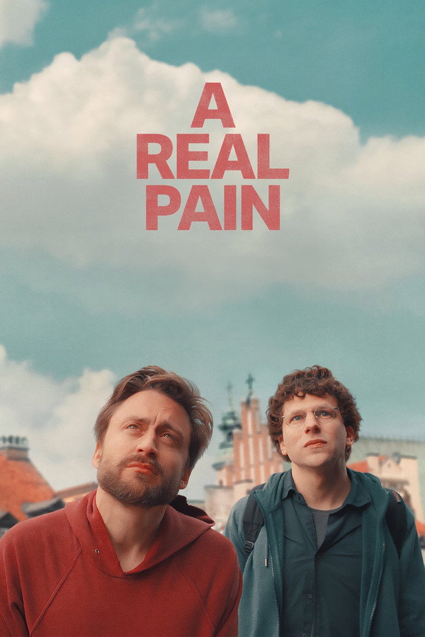 A Real Pain (2024) - Premium Movie Poster