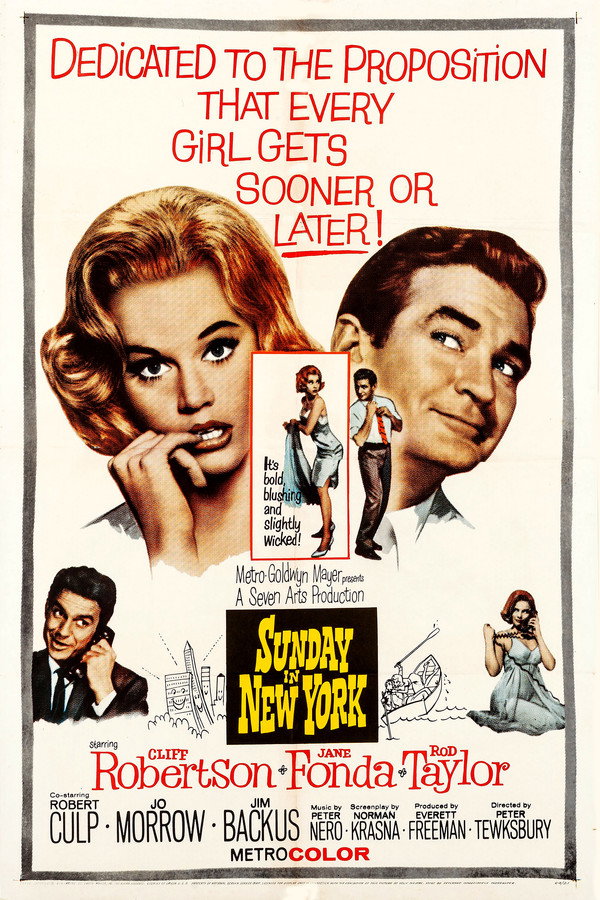 Sunday in New York (1964) - Premium Movie Poster