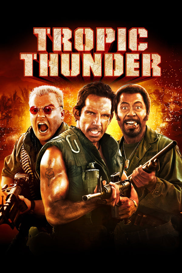 Tropic Thunder (2008) - Premium Movie Poster
