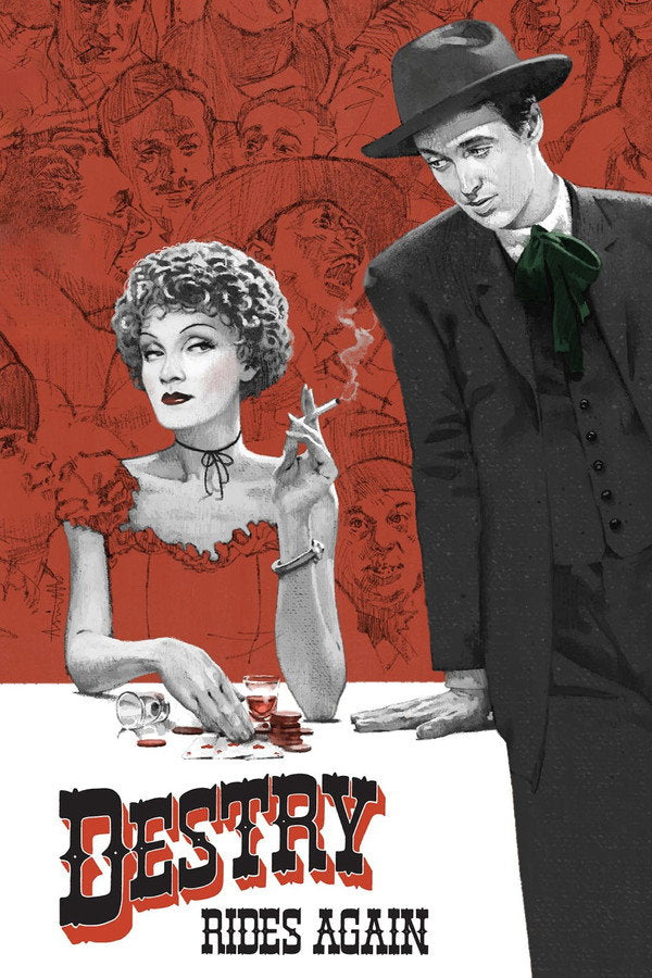 Destry Rides Again (1939) - Premium Movie Poster