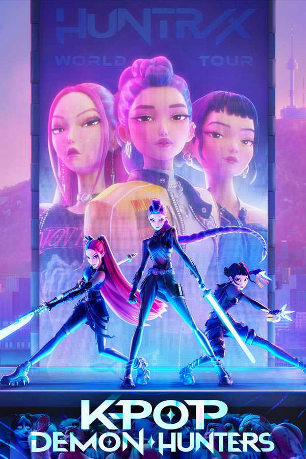 KPop Demon Hunters (2025) - Premium Movie Poster
