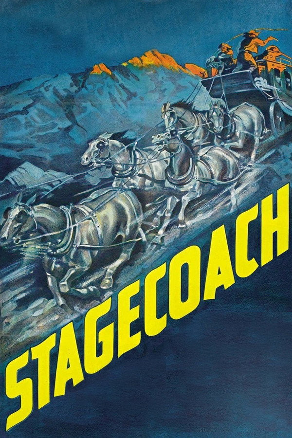 Stagecoach (1939) - Premium Movie Poster