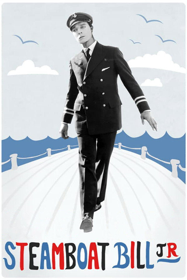 Steamboat Bill, Jr. (1928) - Premium Movie Poster